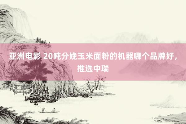 亚洲电影 20吨分娩玉米面粉的机器哪个品牌好，推选中瑞