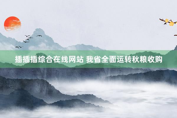 插插插综合在线网站 我省全面运转秋粮收购