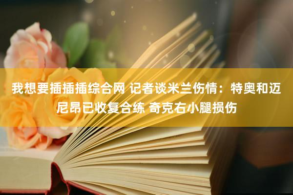 我想要插插插综合网 记者谈米兰伤情：特奥和迈尼昂已收复合练 奇克右小腿损伤