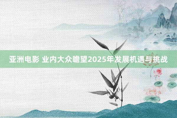 亚洲电影 业内大众瞻望2025年发展机遇与挑战