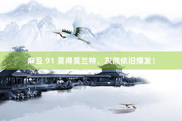 麻豆 91 莫得莫兰特，灰熊依旧爆发！