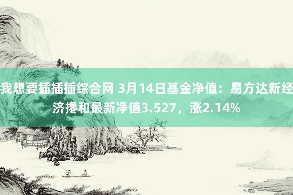 我想要插插插综合网 3月14日基金净值：易方达新经济搀和最新净值3.527，涨2.14%