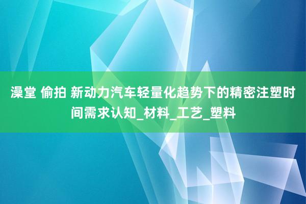 澡堂 偷拍 新动力汽车轻量化趋势下的精密注塑时间需求认知_材料_工艺_塑料