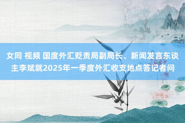 女同 视频 国度外汇贬责局副局长、新闻发言东谈主李斌就2025年一季度外汇收支地点答记者问